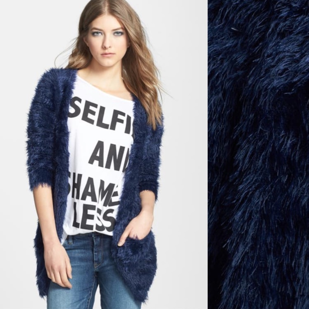 Long Faux Fur Cardigan (Silky Soft)